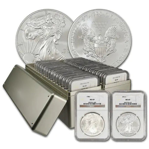 Only a few Left!🔥 [Complete Set]1986-2024American Silver Eagle 39PC
