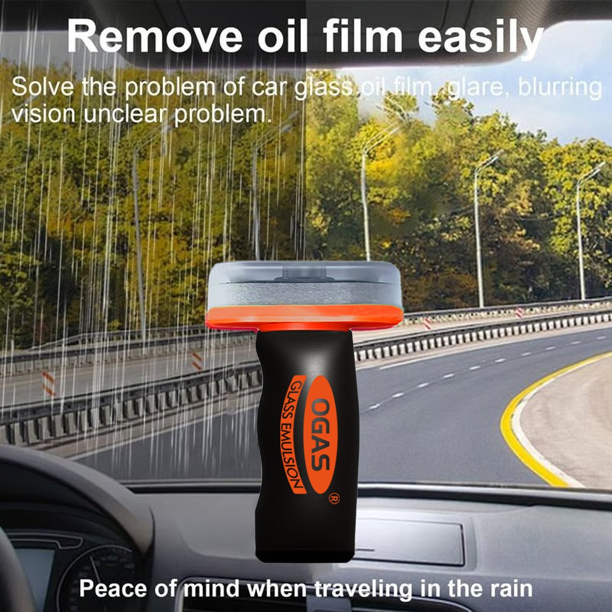 🚗🧼 Multi‐Surface Oil Film Cleaning Brush for Auto & Household Glass – Glass Cleaning Board